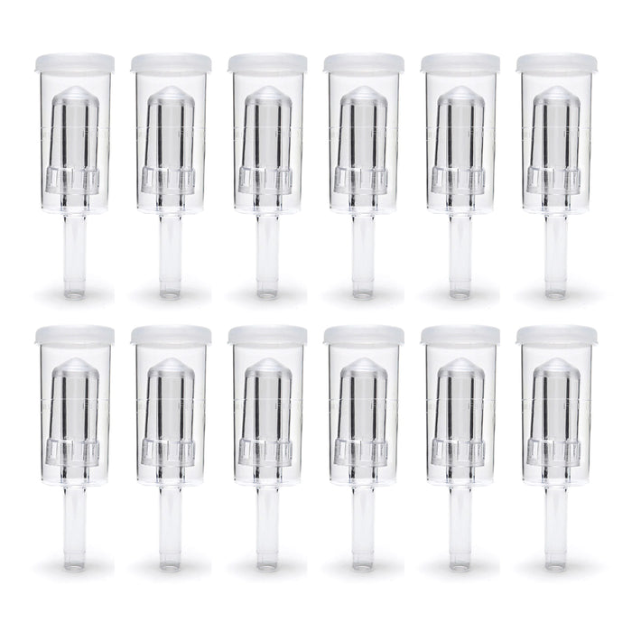 Airlock - 3-Piece Cylindrical Bubbler (Pack of 12)    - Toronto Brewing