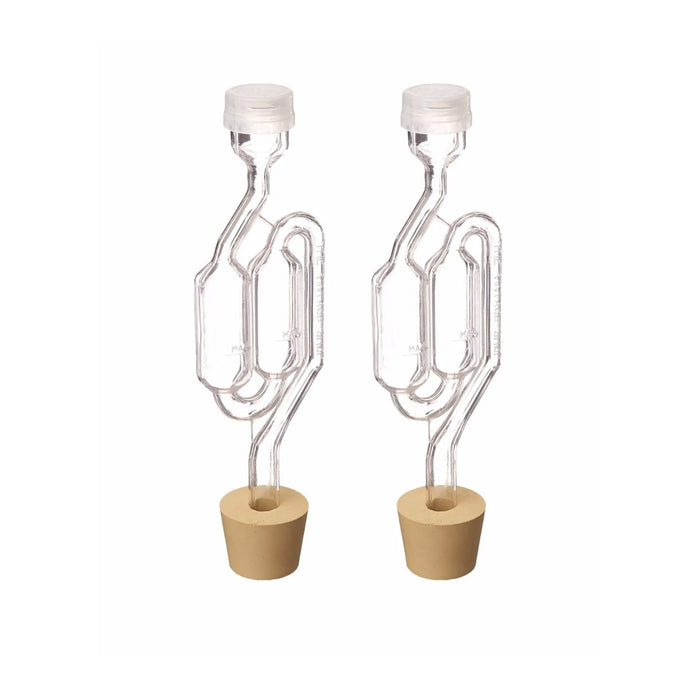 Airlocks - S-Type Bubbler and #6.5 Carboy Bung (Pack of 2)    - Toronto Brewing