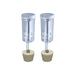 Airlocks - 3-Piece Bubbler and #6.5 Carboy Bung (Pack of 2)    - Toronto Brewing