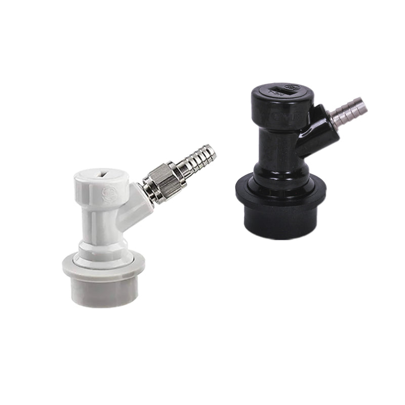CM Becker Ball Lock MFL Gas Disconnect (with 5/16" Swivel Nut) and Barbed Beverage Disconnect    - Toronto Brewing
