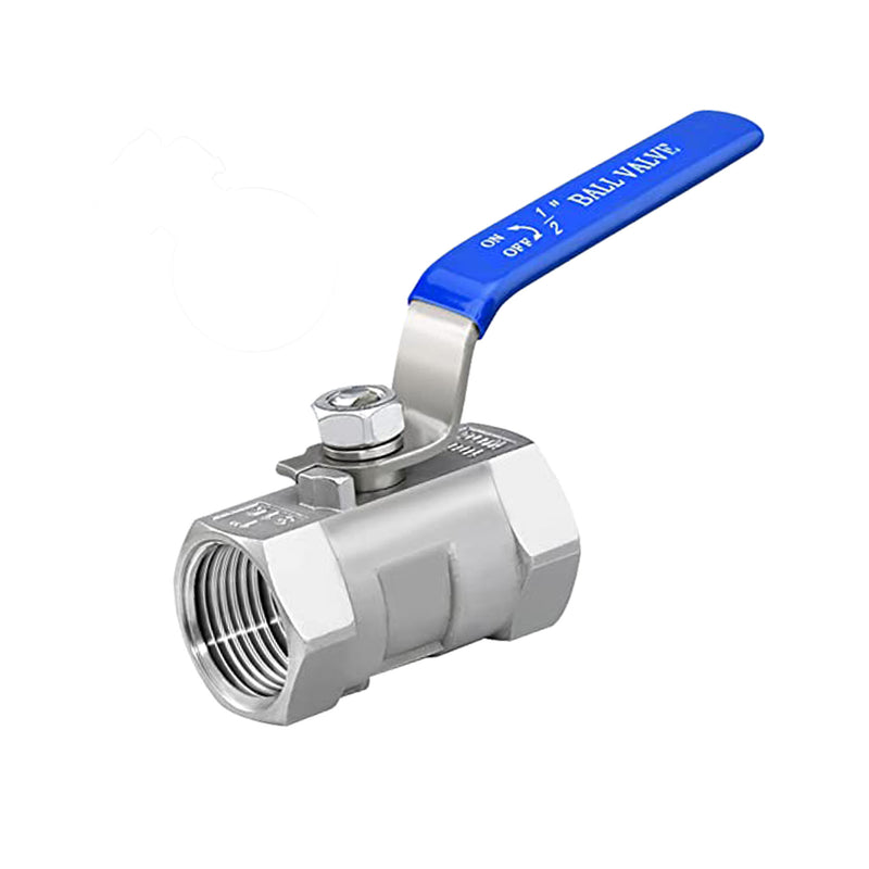 Stainless Steel 1/2" Ball Valve - Female NPT    - Toronto Brewing