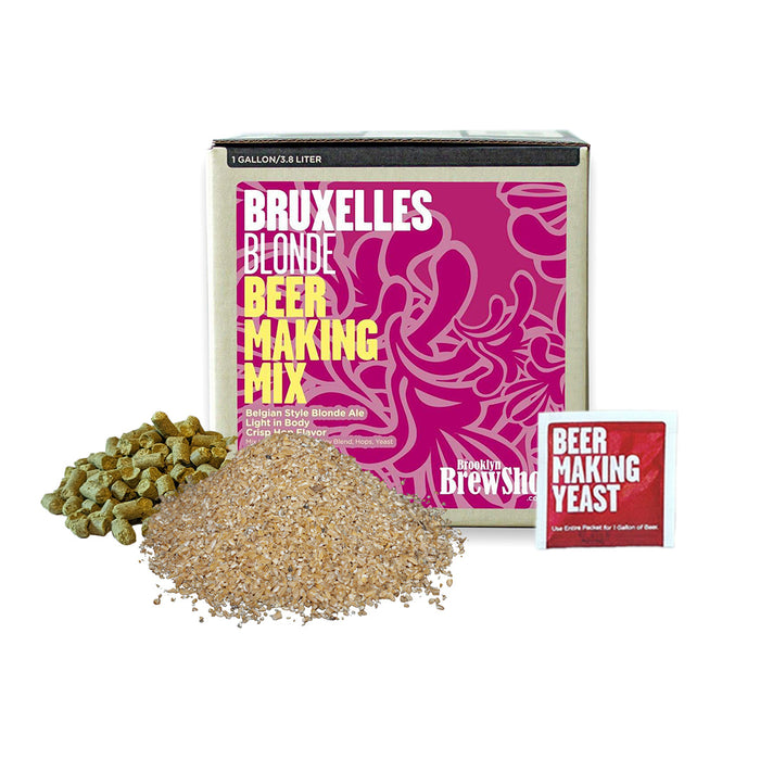 Brooklyn Brewshop Bruxelles Blonde Recipe Kit Mix (1 Gallon/10 Beers)    - Toronto Brewing