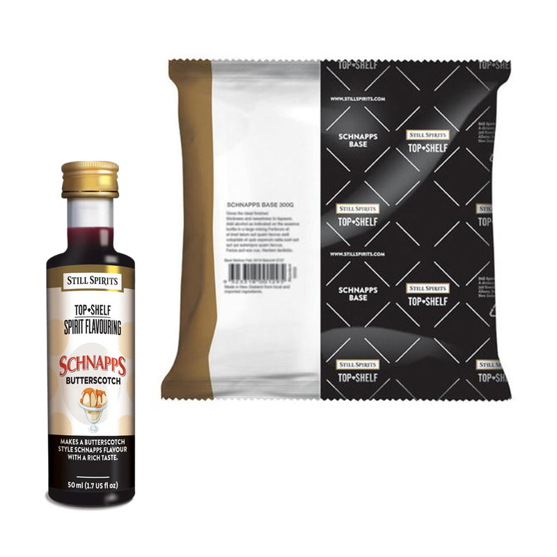Still Spirits Top Shelf Butterscotch Schnapps (50 ml) Essence + Schnapps Base Pack   - Toronto Brewing