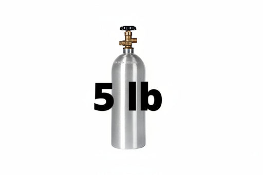 5 lb CO2 Tank Aluminum CGA320 - Empty Cylinder - Toronto Brewing