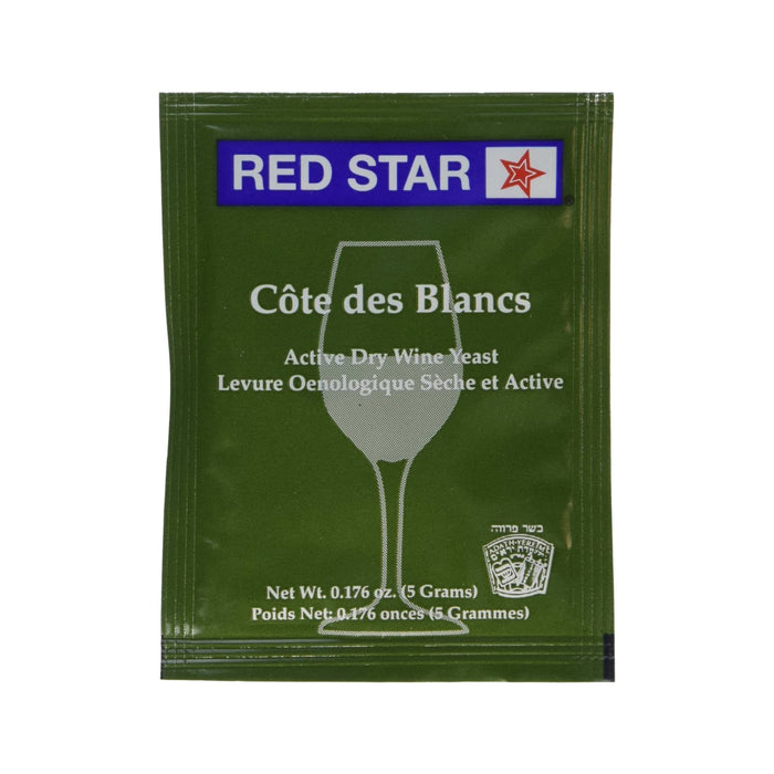 Red Star | Premier Cote des Blanc Dry Wine Yeast (5 g) 1 Pack   - Toronto Brewing
