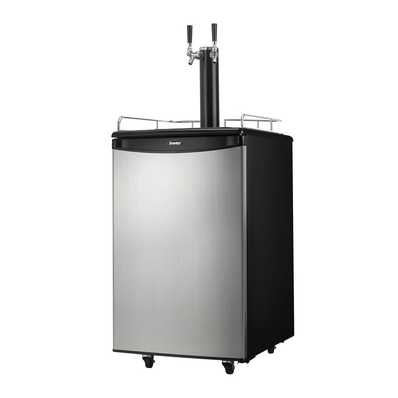 Danby | 5.4 cu. ft. Dual Tap Kegerator - Stainless Steel (DKC054A1BSL2DB)    - Toronto Brewing