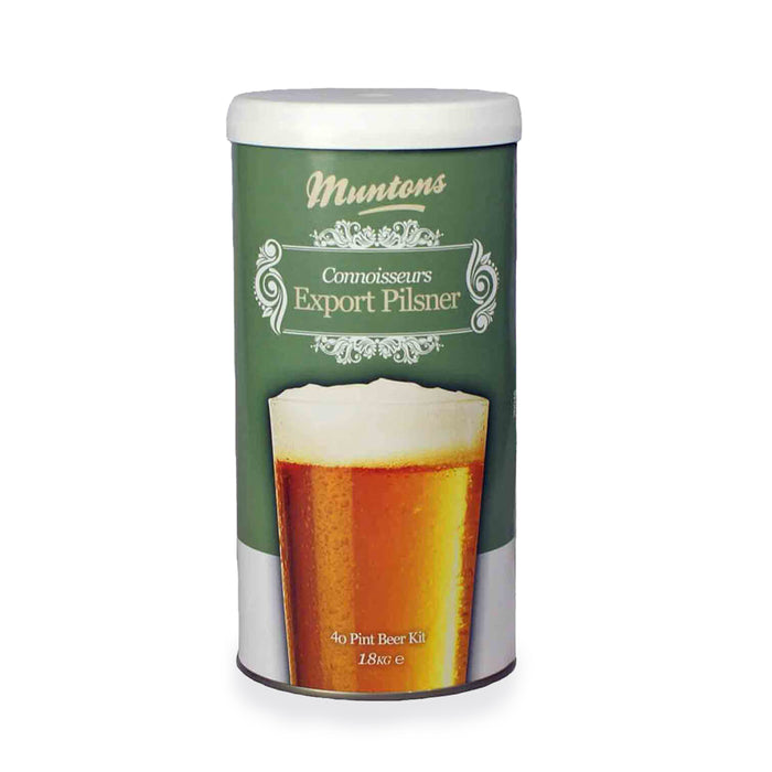 Muntons | Beer Kit - Export Pilsner (6 Gallon/23 Litre)    - Toronto Brewing