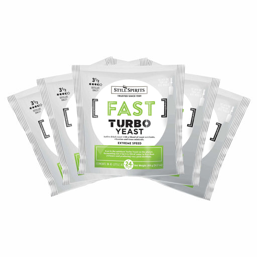 Still Spirits Fast Turbo Yeast (250 g) 5 Pack   - Toronto Brewing