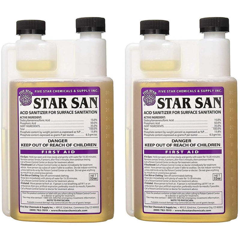 Five Star Star San Sanitizer (32 oz) (Pack of 2)    - Toronto Brewing