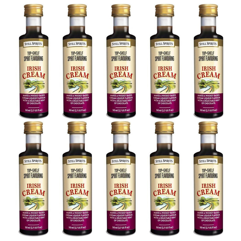 Still Spirits Top Shelf Irish Cream Essence (50 ml) - 10 PACK    - Toronto Brewing