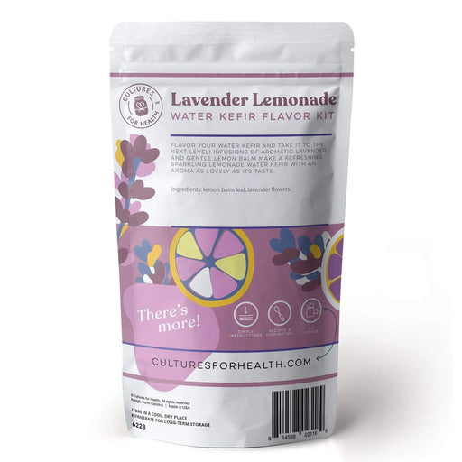 Cultures for Health | Sparkling Lavender Lemonade Water Kefir Flavour Kit    - Toronto Brewing