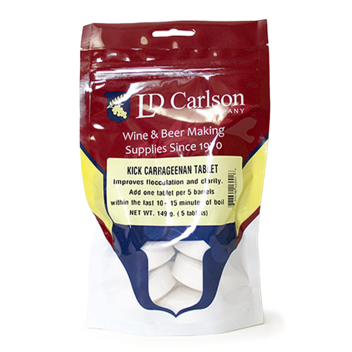 Kick Carrageenan Micro-T 5 x 25g Tablets   - Toronto Brewing