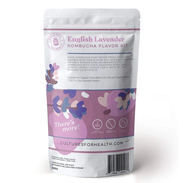 Cultures for Health | English Garden Lavender Kombucha Flavour Kit    - Toronto Brewing