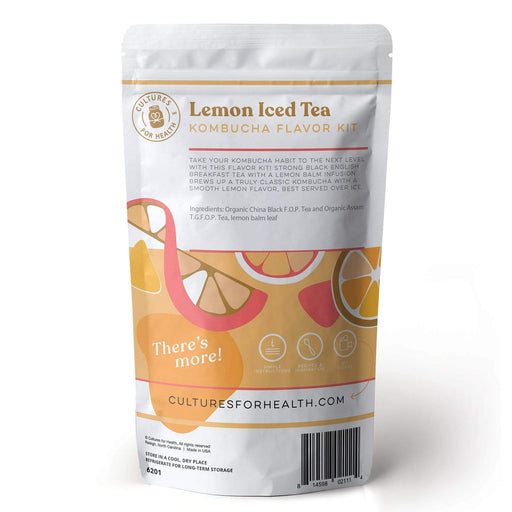 Cultures for Health | Classic Lemon Iced Tea Kombucha Flavour Kit    - Toronto Brewing