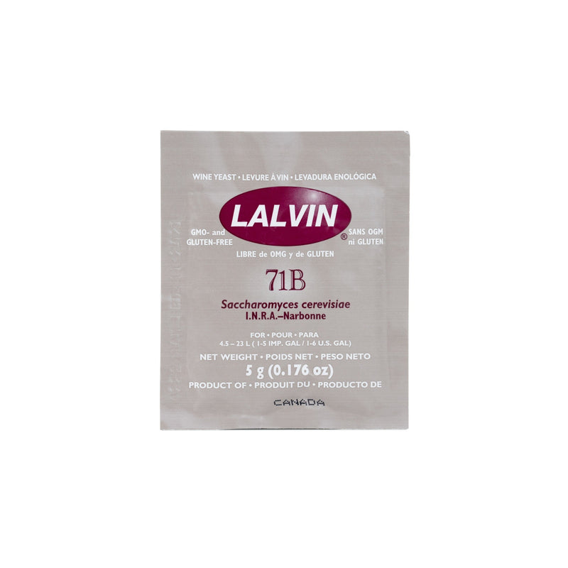 Lalvin | 71B-1122 Narbonne Wine Yeast (5 g) x 5 Sachets - Toronto Brewing