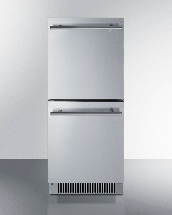 Summit | 15" Wide 2-Drawer All-Refrigerator, ADA Compliant (ADRD15)    - Toronto Brewing