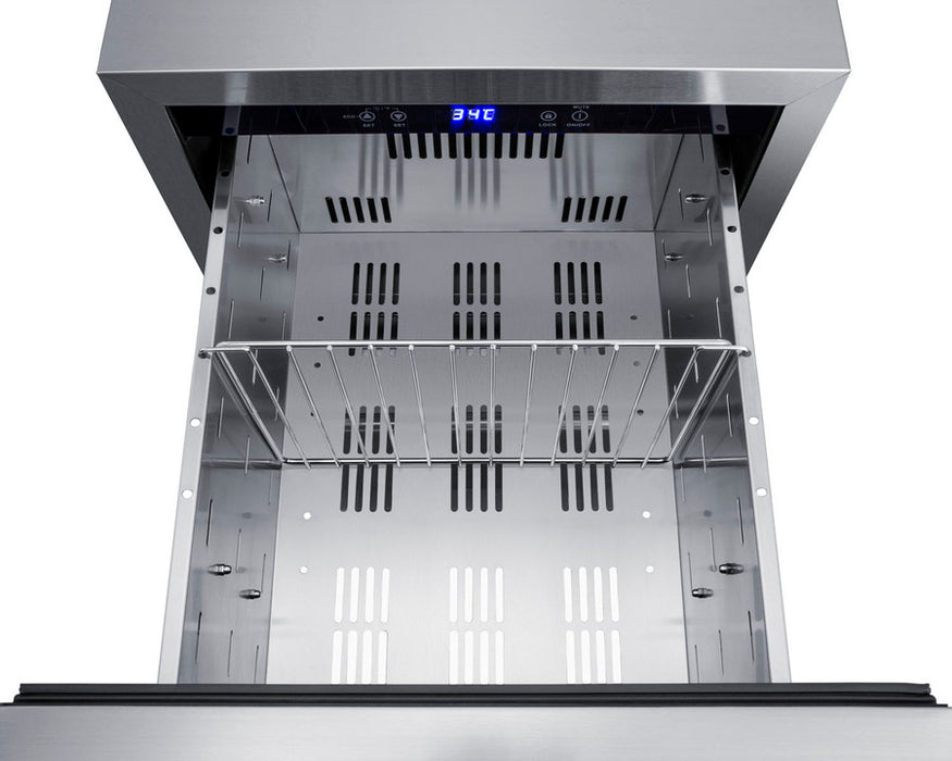 Summit | 18" Wide 2-Drawer All-Refrigerator, ADA Compliant (ADRD18)    - Toronto Brewing