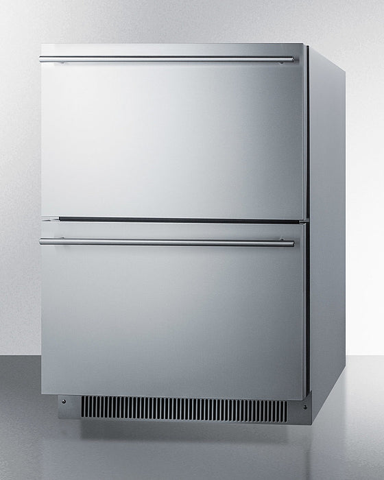 Summit | 24" Wide 2-Drawer All-Refrigerator, ADA Compliant (ADRD24)    - Toronto Brewing