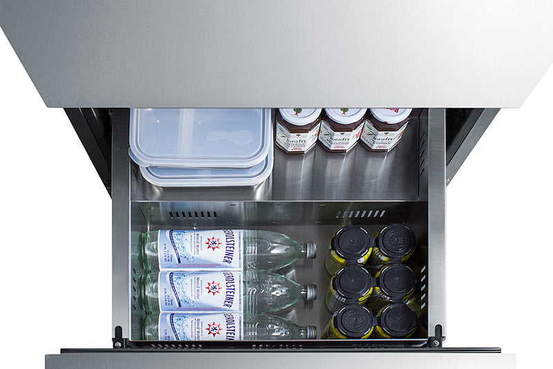 Summit | 24" Wide 2-Drawer All-Refrigerator, ADA Compliant (ADRD24)    - Toronto Brewing