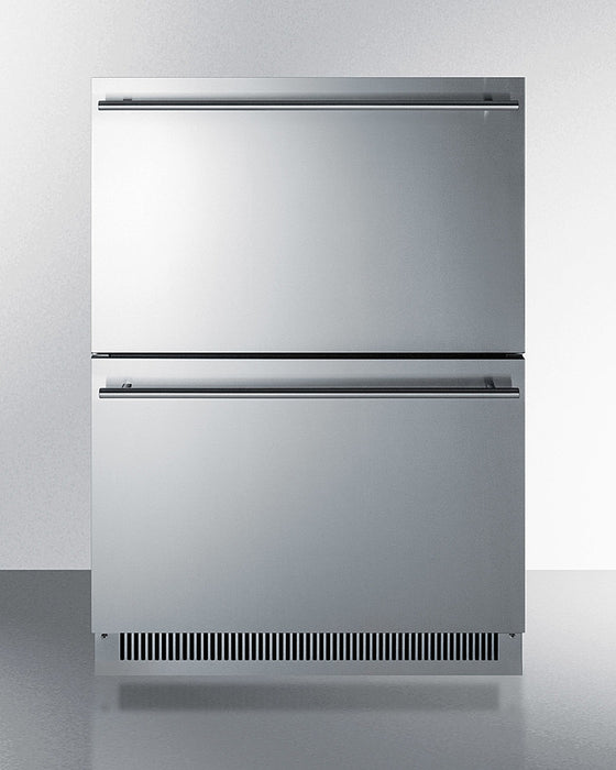 Summit | 24" Wide 2-Drawer All-Refrigerator, ADA Compliant (ADRD24)    - Toronto Brewing