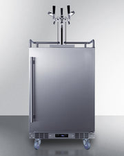 Summit | 5.6 cu. ft. Triple Tap Built-In Outdoor Commercial Beer Kegerator (BC74OSCOMTRIPLE)    - Toronto Brewing