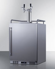 Summit | 5.6 cu. ft. Dual Tap Built-In Outdoor Commercial Beer Kegerator (BC74OSCOMTWIN)    - Toronto Brewing