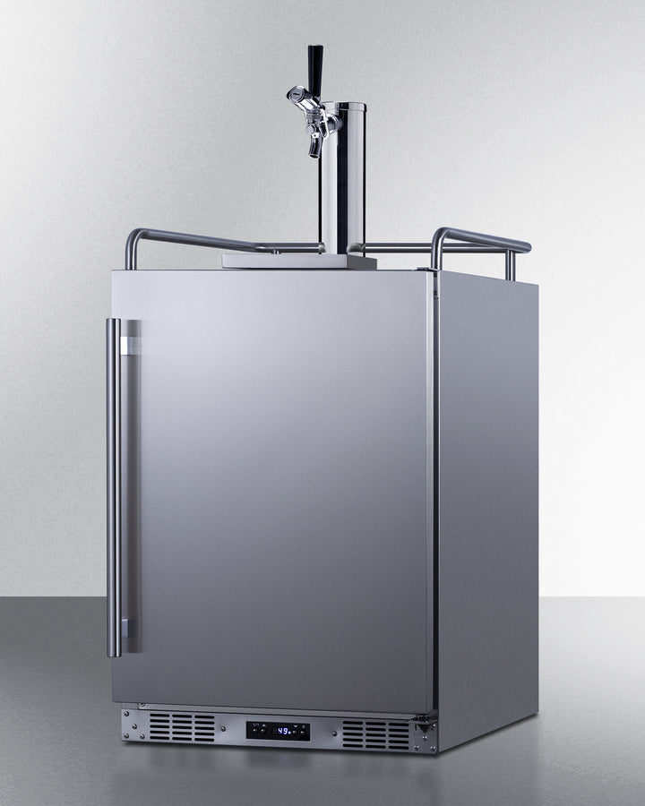 Summit | 5.6 cu. ft. Single Tap Built-In Outdoor Commercial Beer Kegerator (BC74OSCOM)    - Toronto Brewing