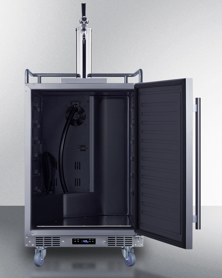 Summit | 5.6 cu. ft. Single Tap Built-In Outdoor Commercial Beer Kegerator (BC74OSCOM)    - Toronto Brewing