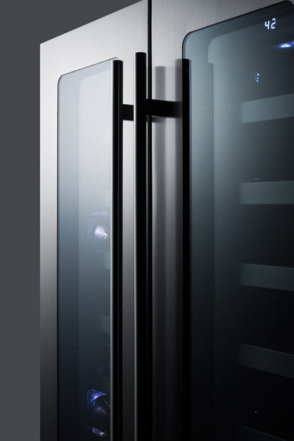 Summit | 24" Wide Built-In Dual Zone Wine Cellar (CLFD24WC)    - Toronto Brewing