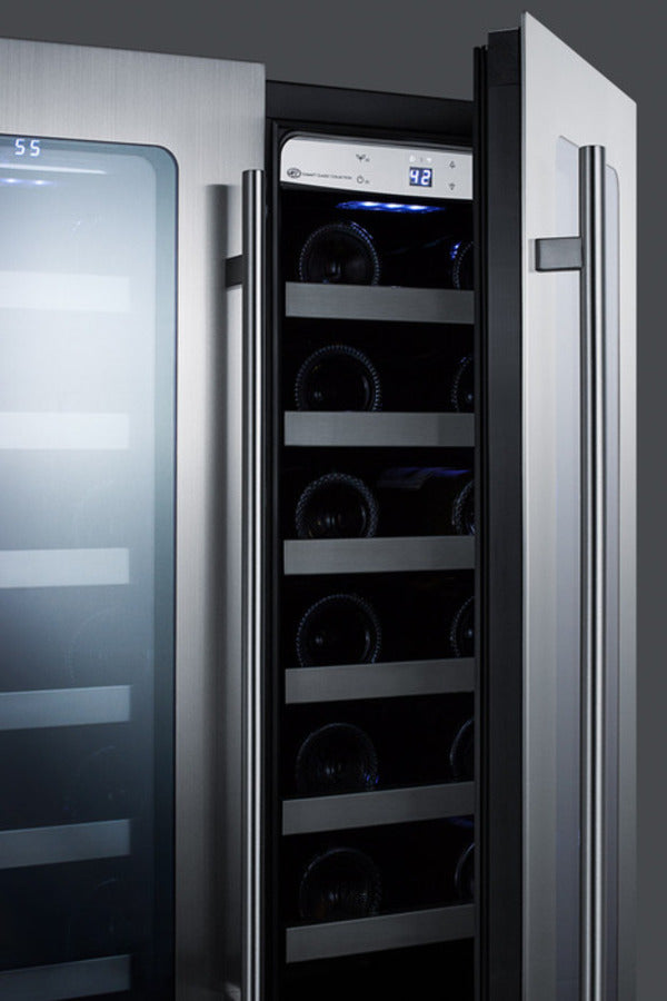 Summit | 24" Wide Built-In Dual Zone Wine Cellar (CLFD24WC)    - Toronto Brewing