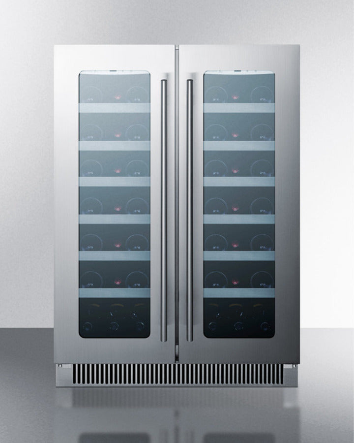 Summit | 24" Wide Built-In Dual Zone Wine Cellar (CLFD24WC)    - Toronto Brewing