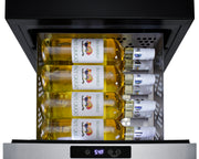 Summit | 18" Wide Built-In Wine and Beverage Cooler Drawer (COOL1D)    - Toronto Brewing