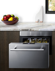 Summit | 18" Wide Built-In Wine and Beverage Cooler Drawer (COOL1D)    - Toronto Brewing