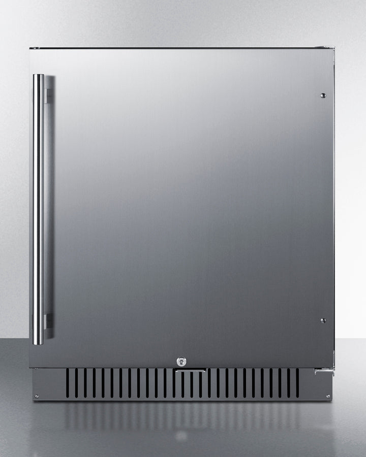 Summit | 27" Wide Built-In Outdoor All-Refrigerator, ADA Compliant (FF27BSSADA)    - Toronto Brewing