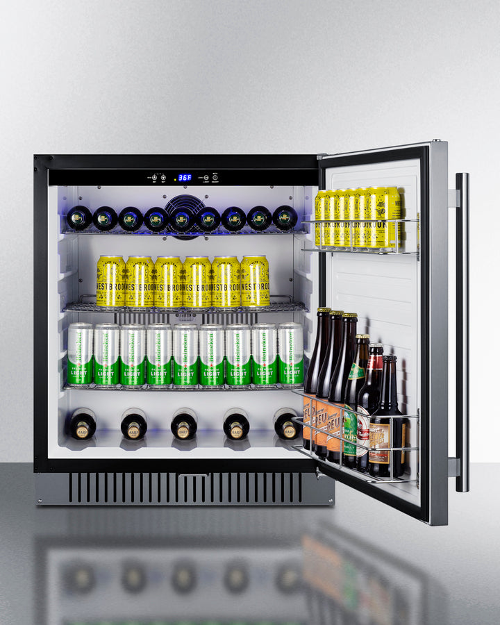 Summit | 27" Wide Built-In Outdoor All-Refrigerator, ADA Compliant (FF27BSSADA)    - Toronto Brewing