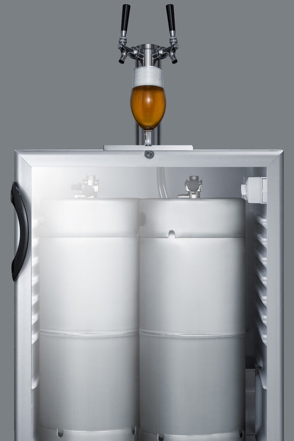 Summit | 5.5 cu. ft. Dual Tap Built-In Kegerator - ADA Compliant (SBC56GBIADA)    - Toronto Brewing