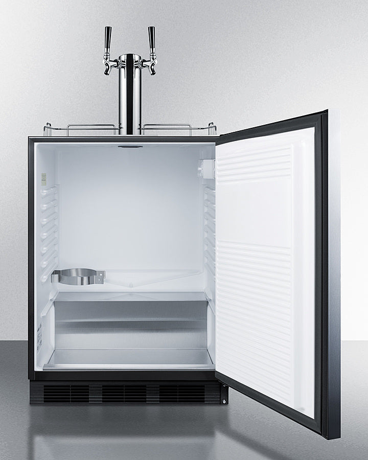 Summit | 5.5 cu. ft. Dual Tap Built-In Cold Brew Coffee Kegerator (SBC58BLBIADACFTWIN)    - Toronto Brewing