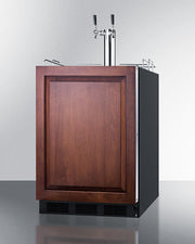 Summit | 5.5 cu. ft. Dual Tap Built-In Low Profile Kegerator - Panel Ready Door (SBC58BLBIADAIF)    - Toronto Brewing
