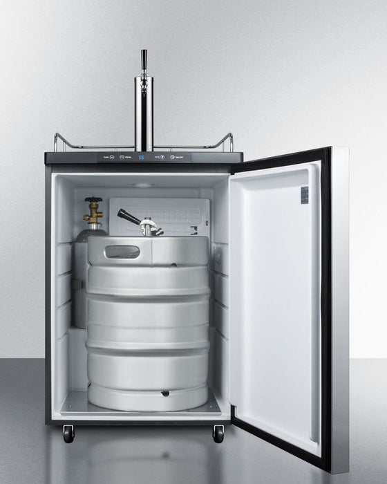 Summit | 24" Wide Single Tap Built-In Commercial Kegerator (SBC635MBI7SS)    - Toronto Brewing