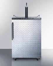 Summit | 5.6 cu.ft. Single Tap Kegerator - Diamond Plate (SBC635MDPL)    - Toronto Brewing