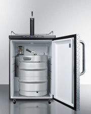 Summit | 5.6 cu.ft. Single Tap Kegerator - Diamond Plate (SBC635MDPL)    - Toronto Brewing