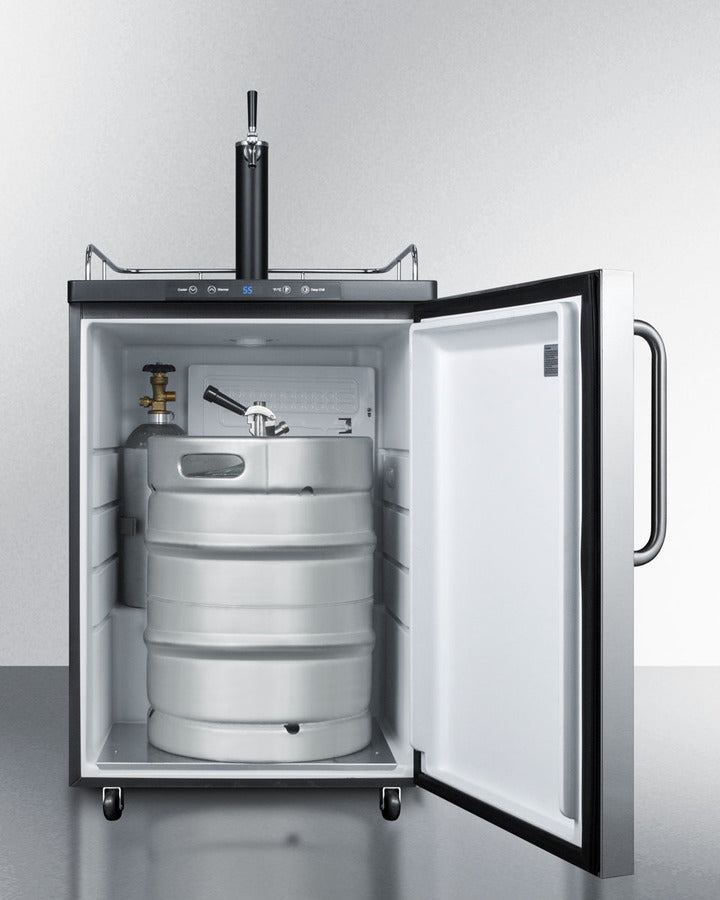Summit | 5.6 cu. ft Single Tap Kegerator with Digital Thermostat (SBC635MSSTB)    - Toronto Brewing