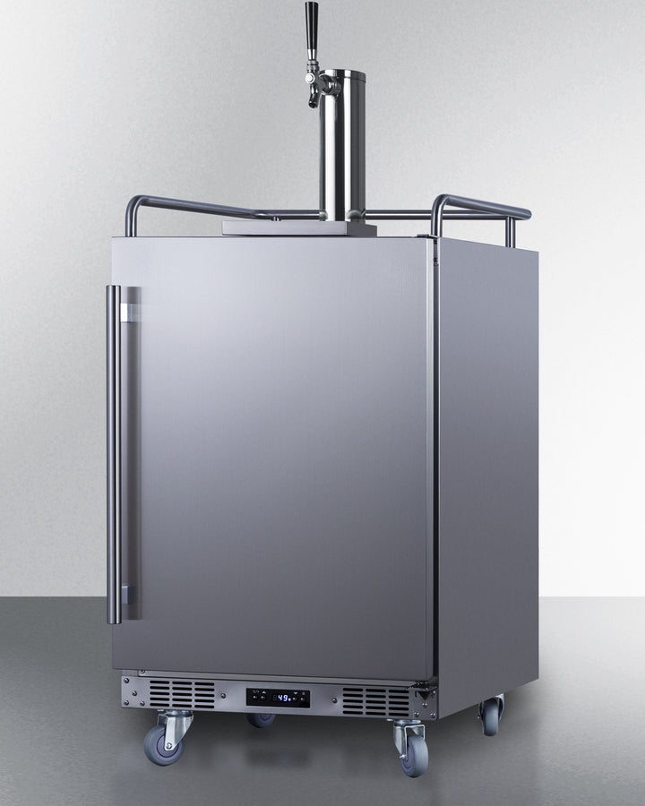 Summit | 5.6 cu. ft. Single Tap Built-In Outdoor Kegerator with Digital Thermostat - Stainless Body and Door (SBC683OS)    - Toronto Brewing