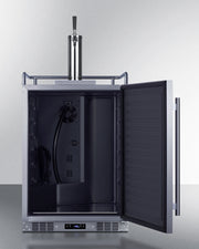 Summit | 5.6 cu. ft. Single Tap Built-In Outdoor Kegerator with Digital Thermostat - Stainless Body and Door (SBC683OS)    - Toronto Brewing