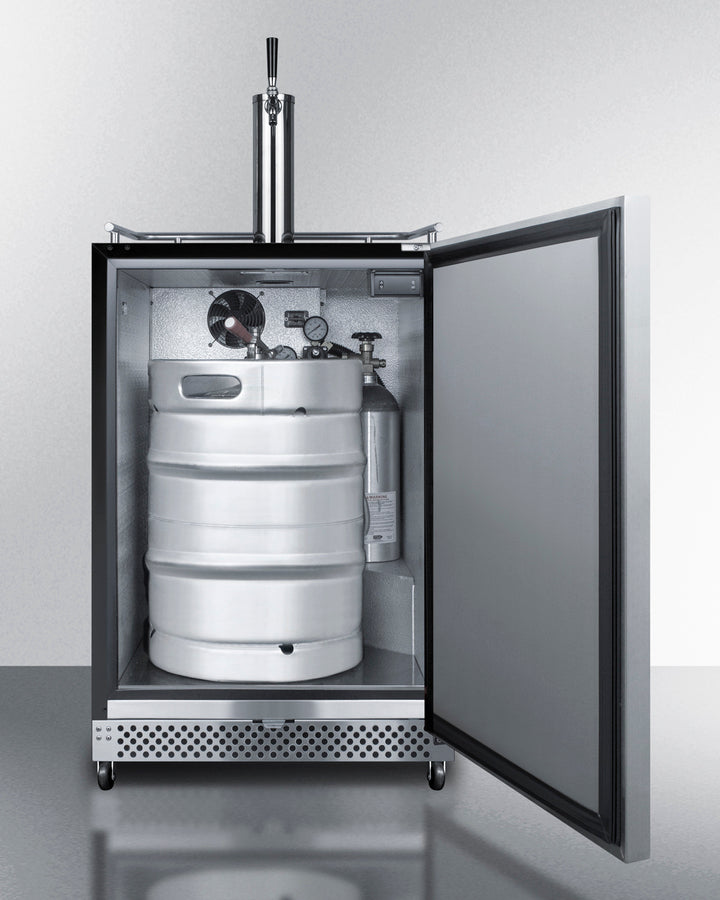 Summit | 6.04 cu. ft. Single Tap Built-In Outdoor Commercial Kegerator (SBC696OS)    - Toronto Brewing