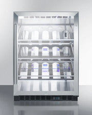 Summit | 24" Wide Built-In Single Zone Outdoor Commercial Wine Cellar (SCR611GLOSCH)    - Toronto Brewing