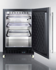 Summit | 24" Wide Built-In Mini Reach-In Beverage Center with Dolly (SCR610BLSDRI)    - Toronto Brewing