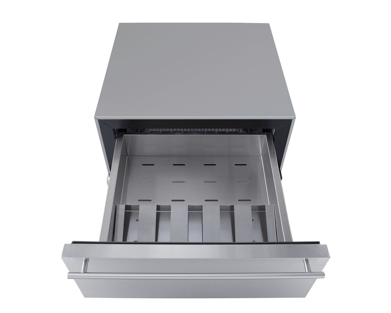 Summit | 24" Wide Built-In Commercial Beverage Refrigerator With Top Drawer (SCR615TDCSS)    - Toronto Brewing