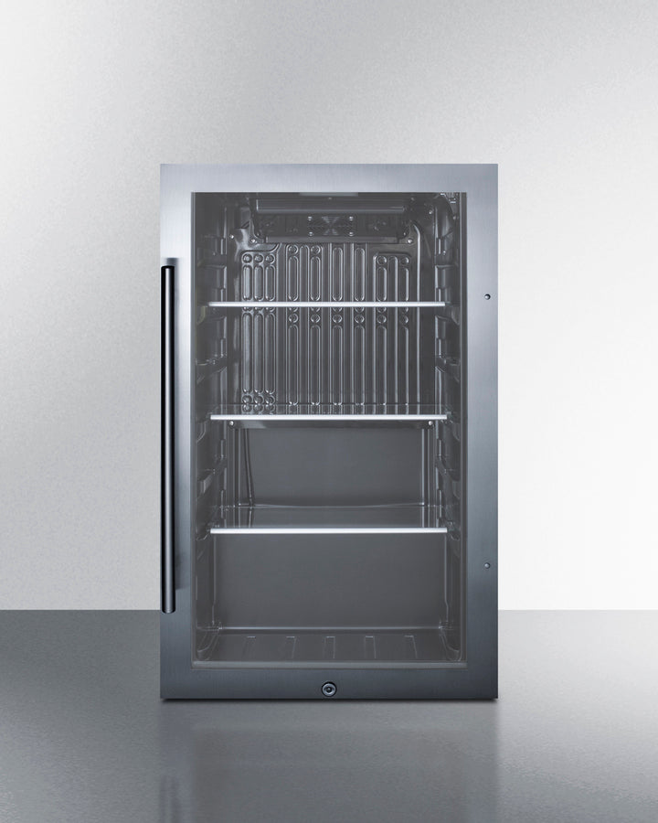 Summit | Shallow Depth Indoor/Outdoor Beverage Cooler, ADA Compliant (SPR488BOSADA)    - Toronto Brewing