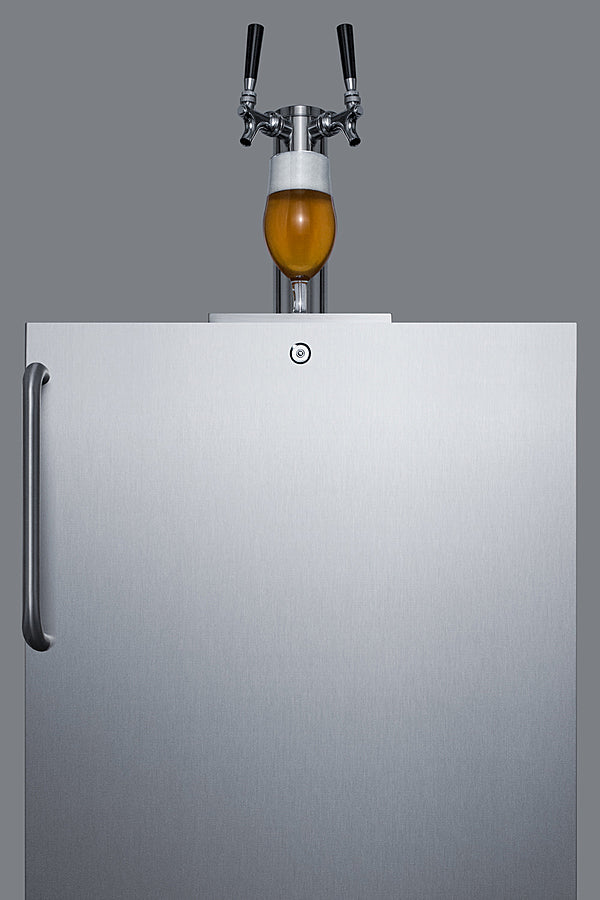Summit | 5.5 cu. ft. Dual Tap Built-In Outdoor Kegerator, ADA Compliant (SBC54OSBIADA)    - Toronto Brewing